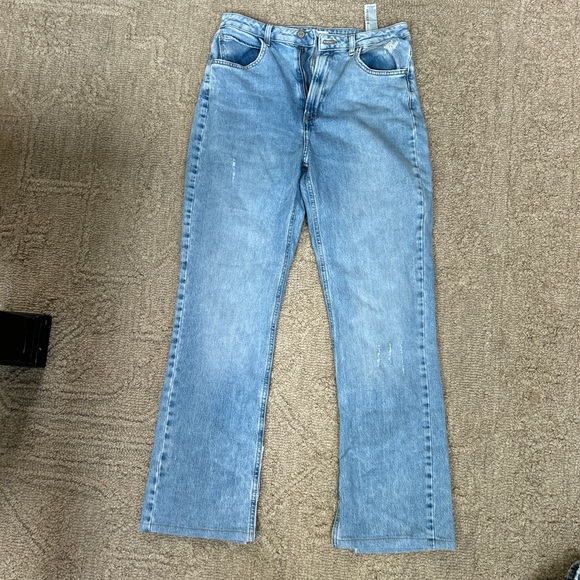 Zara Women's High Rise Jeans - Light Blue - Picture 2 of 6